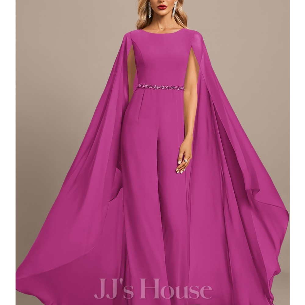 JJs House Pink Cape Jumpsuit